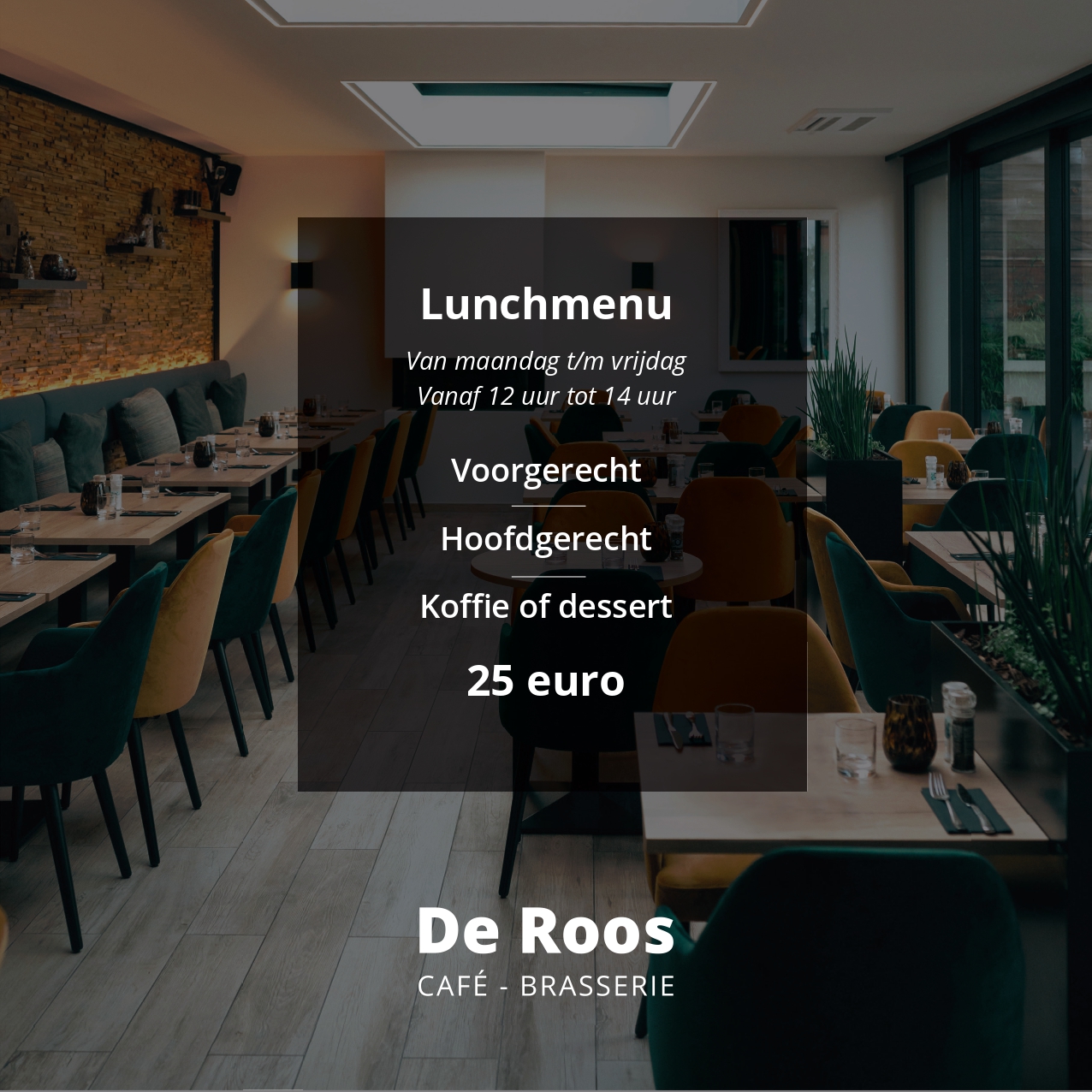 Menu De Roos lunchmenu